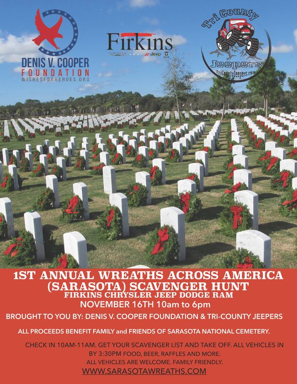 FUNDRAISERS Sarasota National Cemetery Wreaths Across America